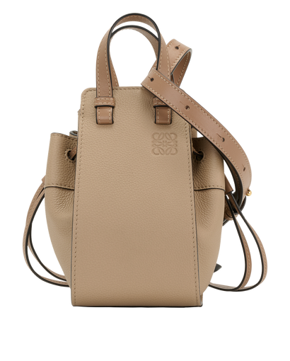 Mini Hammock, &pound;950, Handbags, Beige, Leather, Front view